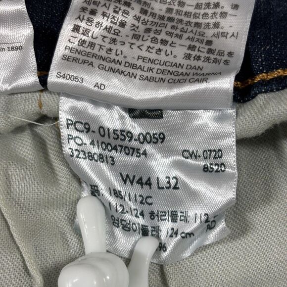 Levis 559 Relaxed Straight Jeans Men's 44x32 Blue Wash Stretch Denim - Picture 15 of 15